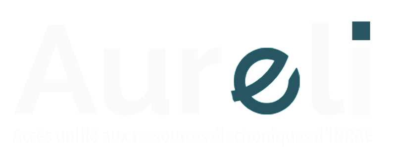 Aureli, accès unifié aux ressources électroniques d'INRAE