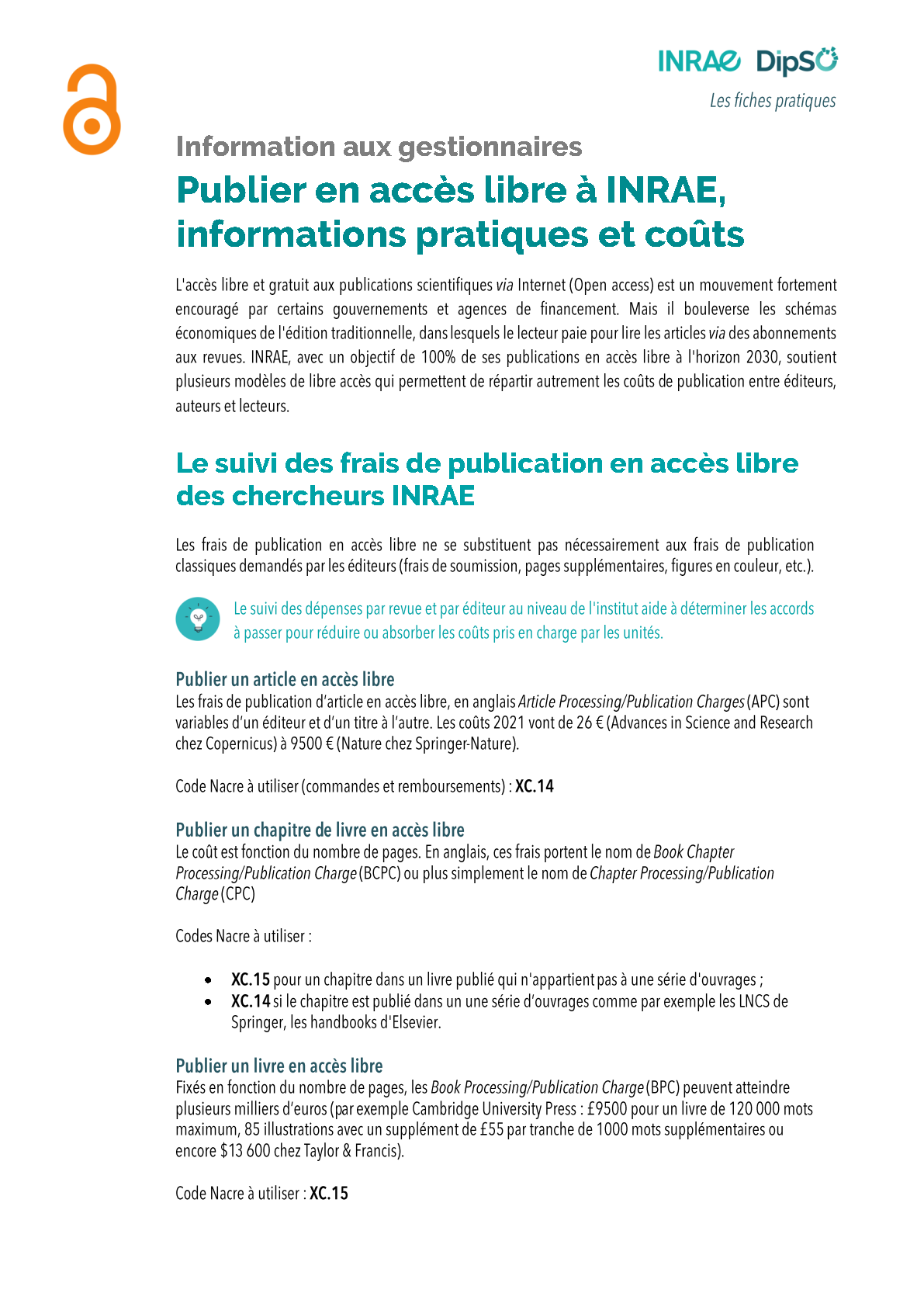Fiche APC Gestionnaires