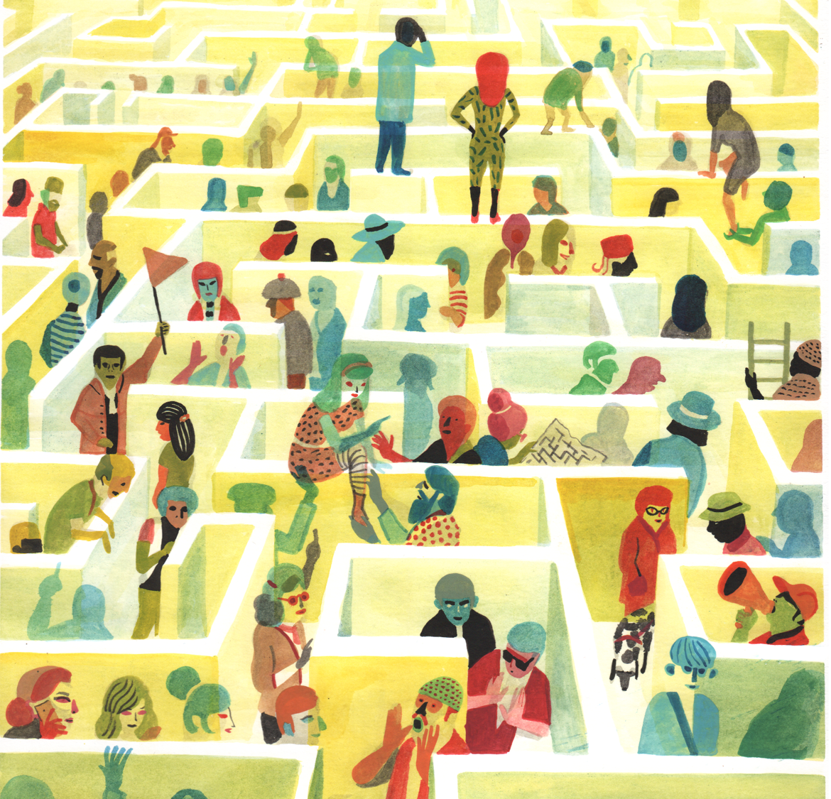 Sciences et recherches participatives illustrées par Brecht Evens