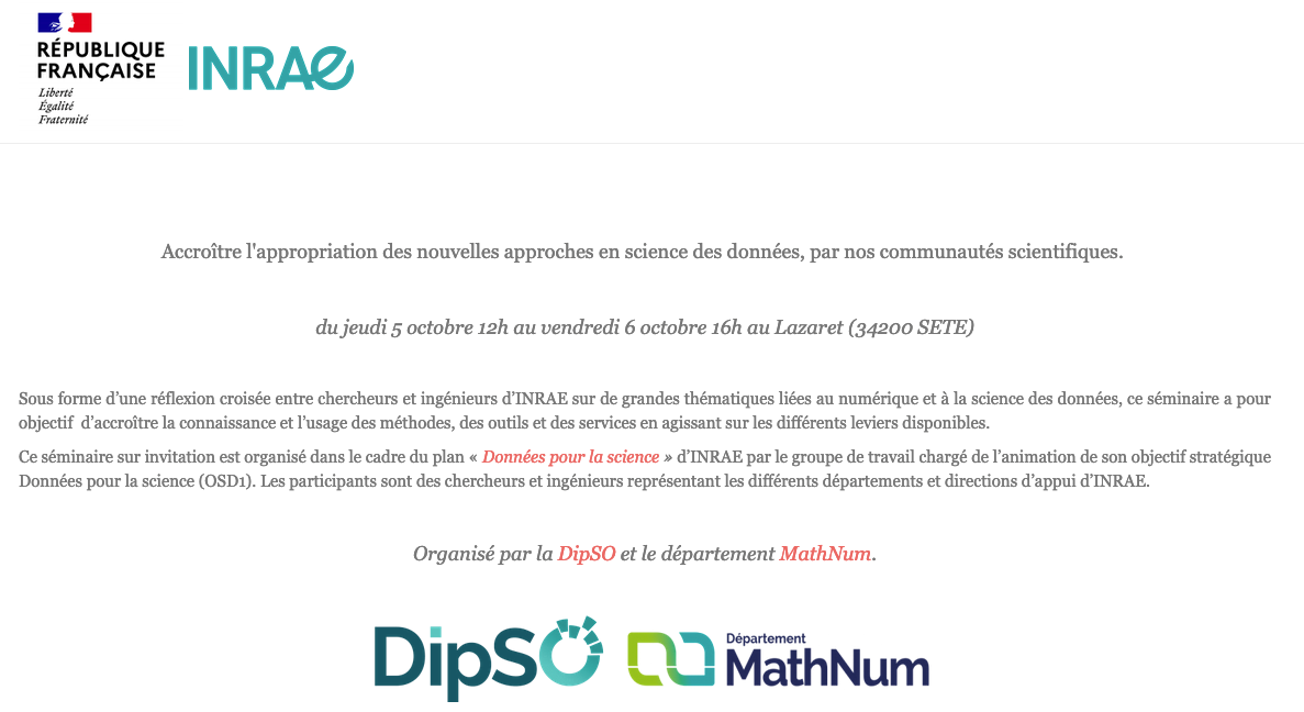Journée données - Invitation