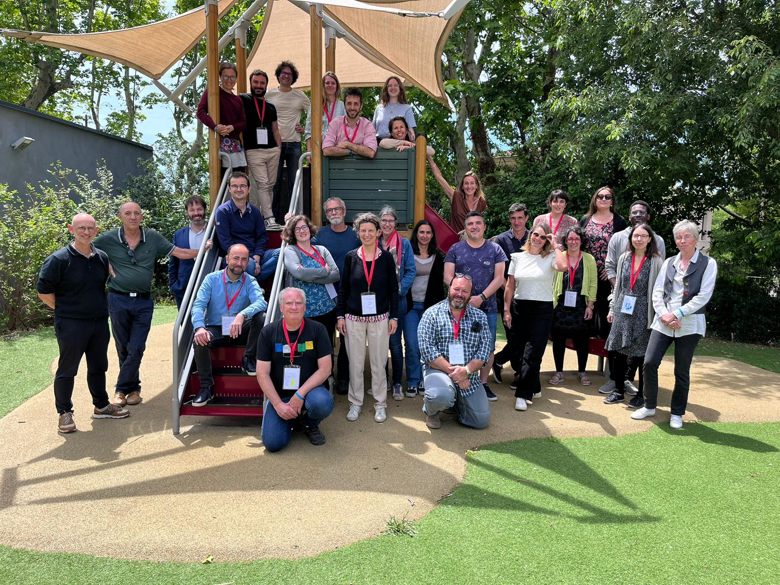 Groupe des participants au séminaire Crowdsourcing de 2024