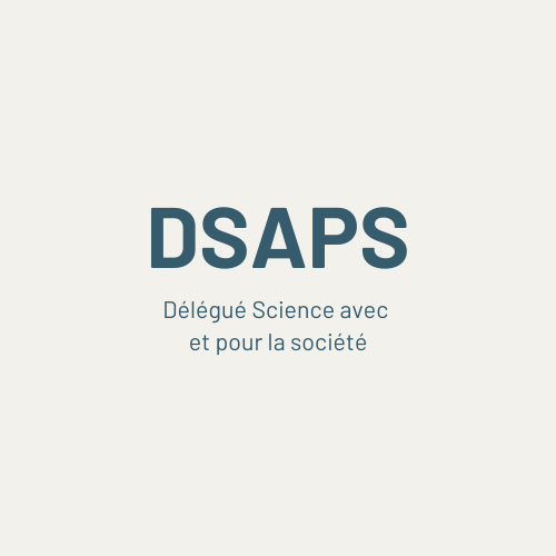 DSAPS - Délégué Science avec et pour la société
